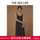 THE SEA LIFE Ohai Life Dress Women's 24 Autumn and Winter Versatile Simple Gentle Comfortable Soft Breathable Dress A13062 Alfalfa Gray M