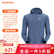 SIMMS连帽衬衫男春夏防晒衣INTRUDER长袖钓鱼防晒服休闲上衣舒适透气 PG-13570连帽衣 蓝色 S