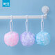 Camellia household PE material is soft, skin-friendly, easy to foam, strong and not easy to fall apart, one purple bath flower