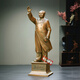 Shaozhihong 132 authentic bronze statue of Chairman Mao waving hand sculpture great man Zedong Grandpa souvenir pure brass ornament gift light in front double back cover 37.1 cm red copper color