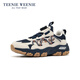 Teenie Weenie Bear Children's Shoes Girls Dad Shoes 26 Spring Running Shoes Boys Children's Outdoor Sports TW6605002 Navy Blue 32