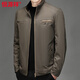 Hengyuanxiang Papá Ropa de otoño e invierno Chaquetas de algodón puro para hombres Chaquetas de mediana edad Ropa para hombres Papás ​​de mediana edad Más terciopelo engrosamiento Algodón puro Color caqui claro Calcetines de algodón sin color más terciopelo 4XL 195 Recomendado 170-185 Jin Jin es igual a 0,5 kg