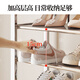 Shoe rack simple entrance door stainless steel household small narrow shoe cabinet new 2025 rental house multi-layer storage rack stainless steel-5 layers 45 upgraded with partitions no Specifications