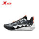 Xtep Basketball Shoes Counterattack 5th Generation Men's 2026 New Shock Absorbing Anti-Slip Professional Practical Sneakers 974119120002 Black/Classic White 40