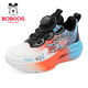 BOBDOG children's shoes, boys' spring trendy and cool running shoes, comfortable casual shoes, children's sports shoes 102561015 black/fireworks orange 33