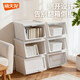 Xitianlong thickened side door storage box household large capacity pure white model three packs
