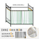 Pupan Hearlthy special slide rail for lower bunk bed curtain student dormitory dormitory block curtain track double rail pulley U-shaped 1.2 high light gray curtain 2 pieces of French style yarn 2 pieces 4 meters long double rail special slide rail for the lower bunk