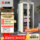 CHIGO retro ice bar 186 liter refrigerated household small refrigerator living room office tea beverage fruit preservation cabinet ice bar trade-in SC-186A268FGS