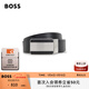 Hugo Boss BOSS New Year's Gift Men's Textured Finished Leather Reversible Belt 001-Black EU ONESI