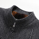 Dad chenille jacket men's velvet thickened middle-aged and elderly woolen cotton jacket middle-aged men's winter clothing cotton clothes dark gray L 175 yards 110-125Jin Jin equals 0.5 kg