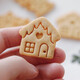 Fantasy Mini Festival Gingerbread House Cookie Mold Snowman Tree Snowflake Barn Pet Tools Six-Pointed Star Snowflake