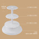 Aoyanlai cake stand multi-layer thickened European-style creative birthday celebration wedding five-layer and six-layer plastic dessert table display stand white three-layer placement (6-8-10 inches) spacing 18cm