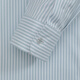 YOUNGOR shirt men's spring and summer young men's long-sleeved shirt cotton blended striped shirt comfortable and crisp 2026 shopping mall same style Lake blue striped YLXD110938GBY 38 (170/84Y)