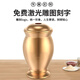 He Jiagong solid brass traditional Chinese medicine pounding jar for home use old-fashioned copper mortar punch barrel brass cup mortar grinder garlic pounder extra thick upgraded mini version comes with leather pad