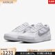 耐克（NIKE）女鞋运动鞋网球鞋轻盈透气抓地灵敏舒适减震休闲鞋秋季新款DV3271 White/Metallic Silver 银白色 11-43