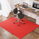 Fantasy modern style computer chair floor mat long non-slip study swivel chair floor mat stain-resistant design red TP single stripe 200x300CM