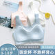 Girls' underwear development puberty 9-18 years old seamless tube top children's primary school junior high school students bra fixed cup blue-3096# L 85-105Jin Jin equals 0.5 kg