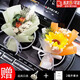 Yuan car aromatherapy, car air outlet decoration, dried flowers, small bouquets, air-conditioning vent perfume, immortal flowers, dried flowers, ornaments, all the way to the sun + meeting beauty + 2 perfumes