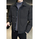 SNOWFLYING high-end brand winter men's down jacket trendy brand handsome and versatile young and middle-aged men's lightweight warm jacket black