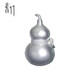 Plain bamboo pure silver 9999 silver ornaments silver gourd Fulu ornaments New Year