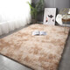 Fantasy thickened carpet, bedroom bedside blanket, living room coffee table blanket, room full cushion, plush sofa balcony non-slip floor mat, coffee color, newly upgraded thickened version, 100x160 cm, soft and delicate fluff, soft to the feet.