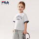 FILA children's clothing short T-shirt 2026 spring girls short-sleeved T-shirt