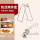 Yong Huan Jian Su 304 stainless steel anti-scald steaming vegetable tong plate clamp bowl bowl kitchen artifact anti-slip plate lifter anti-scald two-piece set basic model
