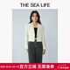 THE SEA LIFE休闲西装女2025春新款女装正肩一粒扣枪驳领西装外套15253 白桦色 S