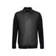 SATCHI Sheep Leather Lapel Zipper Solid Color Business Casual Comfortable Warm Leather Jacket Men's Black Black One Size 48