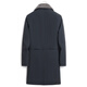 CHEVALPES international first-line brand parka fur men's fur one-piece lapel mink liner mink coat full mink navy blue mink with mink + rabbit fur sleeves M 165