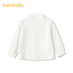 BALABALA shopping mall same style BALABALA baby shirt baby tops boys 2026 new style simple refreshing fashion off-white 10302 80