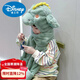 Disney children's hat and scarf all-in-one boy's winter dinosaur with moving ears to keep warm three-piece set of baby face and ear protection hat, dinosaur green (ears can move) 2 years old - 5 years old (hat circumference 48-52cm) (velvet lining) one size fits all