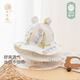 Wooden cotton baby fisherman hat summer thin sun hat summer pure cotton sun hat baby sun protection hat when going out white/Hao persimmon in pairs #scln# 43CM (recommended for 3-6 months)