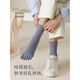 Men's mid-calf toe socks spring and autumn style ramie anti-odor sweat-absorbent breathable split-toe long socks men's winter stockings dark brown + white + black + khaki one size fits all _ recommended size 39-45 absorb sweat and not stink footwear freight insurance