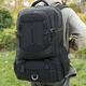 Ye Yusheng large-capacity backpack mountaineering bag men and women outdoor bag travel bag school bag luggage bag work bag business bag extra large carefully shot 602 black 85 liters can be set in the suitcase