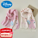 Disney baby scarf autumn and winter cartoon unicorn knitted neck warmer for children winter windproof cute girls neck scarf beige 2-12 years old
