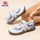 HOBIBEAR children's shoes spring new all-match casual shoes children's sports sneakers for boys and girls moral training shoes 617166 white camouflage 30