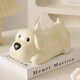 Fantasy Ceramic Tissue Box Cute Living Room Tissue Box Home Coffee Table Paper Tissue Box Napkin Box Milk Silver Puppy Tissue Box