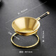 He Jiagong stainless steel tea drain filter fair cup tea filter filter tea brewing kung fu tea drain set bucket koi lotus tea drain set