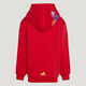 Adidas Children's Clothing 26 Spring and New Year Children's Hooded Red Sweatshirt Men's and Women's Sports Knitted Pullover KG5929