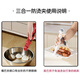 Sawang German three-in-one anti-scalding bowl clamp, anti-slip pliers, bowl remover, silicone handle, non-slip, high temperature resistance, kitchen use, Chinese red, stable, double-headed use, can open bottle caps, lift and lower clamp + bottle opener, silicone anti-slip, one-handed control