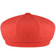 KANGOL beret painter hat pumpkin hat women's hat autumn and winter style retro fashion simple and versatile style K3107ST Cherry Glow orange M L suitable for head circumference 58-59c