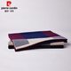 Pierre Cardin winter scarf men's retro plaid wool winter warm jacquard Korean style scarf New Year gift burgundy