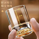Yusenyi Baijiu Cup Two Liang High-value Set Home One Liang High-end Spirit Glass Glass Wine Set Gold Foil One Liang 10 Count/Transparent Texture
