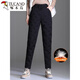 Woodpecker Small Nine-Point Down Pants Women's Fashionable Outerwear 2025 New Winter Thin High-Waist White Duck Down Warm Cotton Pants Black Nine-Point Down Pants Pants Length 93 94 cm L 28 2 feet 1 105-115 Jin Jin is equal to 0.5 kg