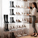 Fantasy high-end transparent shoe box drawer folding shoe rack for home door dust-proof long boot storage box acrylic shoe cabinet extra large with magnetic suction upgraded with transparency and thickening plus 1 layer of partitions + can hold 2 pairs