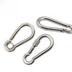 Xu Ding 304 stainless steel ring spring buckle hoist rope buckle rock climbing mountaineering spring buckle chain connection buckle quick hook spring buckle M4X40