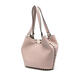 Valentino (Valentino) women's tote bag, large capacity, daily commuting, lightweight carrying, multiple compartments, light pink metal buckle, rivet decoration, neutral color, one size fits all