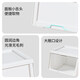 Xitianlong thickened side door storage box household large capacity pure white model three packs