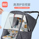 Stroller Windproof Cover Baby Stroller Windproof Cloak Winter Children's Car Warm Rainproof Cover Universal Winter Dark Gray Model 2024 Upgraded Large Window